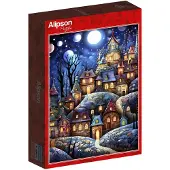 Alipson Puzzle Village Under The Moon Puzzel 1000 stukjes