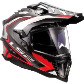 LS2 Helmets LS2MX701ExplorerCFrontierIIRood06AdventureMotorhelm Maat XL