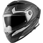 Bogotto FF118 Vilial Mat Zwart Grijs Integraalhelm Maat XL
