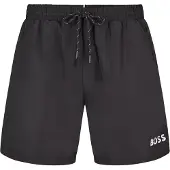 BOSS Zwemshorts 'Starfish' zwart / wit