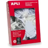 APLI Labels Draad 1000 Onderdelen Wit Fiches 7 x 19 mm (1000 Unidades)