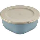 Koziol Vershouddoos, Kom met Deksel, 0.7 L, Natuur Bloemen Blauw, Organic Bio-Circular - | Connect Box