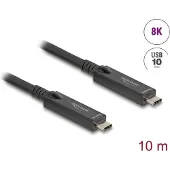 DeLOCK Active Optical USB-C 8K Video + Data + PD Cable 10 m