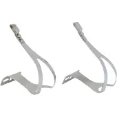 Zéfal Fiets voetsteunen - - Christophe - Verchroomd staal - Verkocht per paar - 120 g - Twee maten - MTB - Volwassen - Unisex