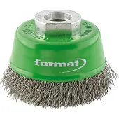 Format Komborstel roestvrij M14 gegolfd 60x mm