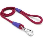 Morsö hondenriem regular rope gerecycled red velvet rood 120x1 cm