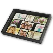 Zep - Houten Fotodienblad Zwart 5x10x15 cm en 4x10x10 cm - W002