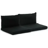 Madison + 10% kassakorting | loungekussenset luxe zit 73x73cm rug 73x40cm 4-delig