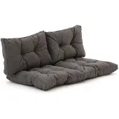 Madison + 10% kassakorting | Florance loungekussenset zit ca. 73x73cm rug ca. 73x43cm 4-delig