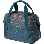 Basil Flair - Fietsschoudertas - 18L - Navy- Waterafstotend - Reflectiedetails