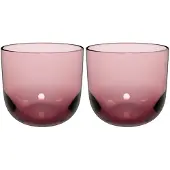 Villeroy & Boch Like waterglas 28 cl 2-pack Grape