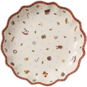 Villeroy & Boch Toy's Delight schaal large Ø25 cm. Wit-rood