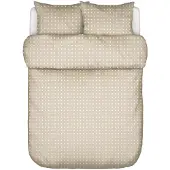 Marc O'Polo Dekbedovertrek Iben Dark Sand Satijn-260 x 200 / 220 cm | Extra Breed