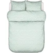 Marc O'Polo Dekbedovertrek Harpa Blue Haze Satijn-240 x 200 / 220 cm | Lits-Jumeaux