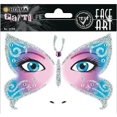 Herma 15308 Face Art Stickers Vlinder - 3 stuks