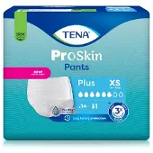 Tena 4x Tena Pants Plus Extra Small 14 Stuks