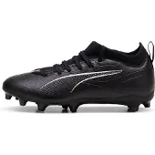 Puma Ultra 5 Match Gras / Kunstgras Voetbalschoenen (MG) Kids Zwart Wit