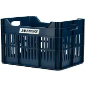 URBAN PROOF Fiets Gerecyclede fietskrat Click 30 liter - Donkerblauw