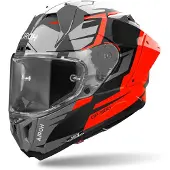 Airoh GP 800 Master, integraalhelm ,grijs/zwart/oranje ,XL