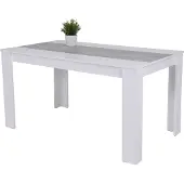 Hela Eettafel Lillie 140x80 cm-wit/beton