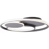 Brilliant Runda - Plafondlamp - LED 51.5W - 3000K-6000K - Donkergrijs Mat