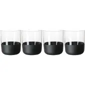 Villeroy & Boch Manufacture Rock Old fashioned glas 25 cl 4-pack Clear