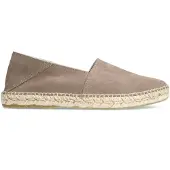 Manfield Grijze suède espadrilles | Maat 42