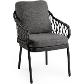 Tierra Outdoor Eettafelstoel Natal Zwart
