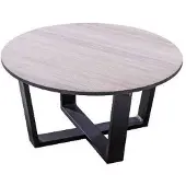 Yoi Bijzettafel Teeburu Black Travertin 60 x 31 cm