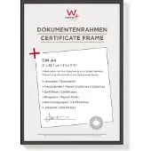 Walther design A4 Fotolijst Zwart KV130B 22,2 (B) x 1,4 (D) x 31 (H) cm KV130B