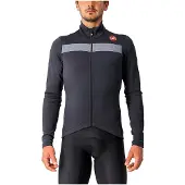 Castelli Fietsshirt Men Puro 3 Jersey Full Zip Light Black-M
