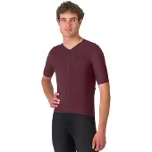 Castelli Premio Evo Bordeaux Korte Mouw Jersey || Maat: S