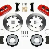 Wilwood Dynapro 6 Front Hat Kit 12.19in Red 2011 Fiesta