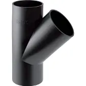 Geberit PE verloopstuk excentrisch lang ø 200/110 mm