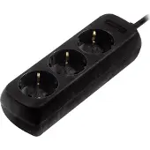 Hama Stekkerdoos - 3-voudig - 5m kabel - Zwart