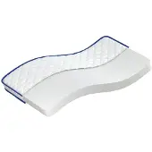 vidaXL Traagschuimmatras 100x200x17 cm Zacht wit