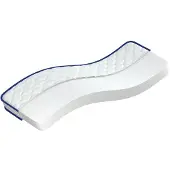 vidaXL Traagschuimmatras 70x200x17 cm Zacht wit