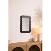Atmosphera Bisauté spiegel 40x55cm - Zwart