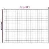 vidaXL Verzwaringsdeken 152x203 cm 11 kg stof lichtcrèmekleurig