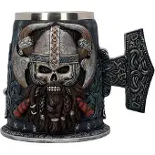 Nemesis Now - Gothic Bierkan - Danegeld Tankard - voor Geen - meerkleurig - Maat Standard