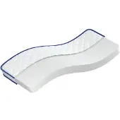 vidaXL Traagschuimmatras 80x200x17 cm Zacht wit