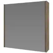 Ink Spiegelkast proline comfort met houten deur 60x14x60 cm scotch oak