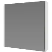 Ink Spiegelkast proline comfort met houten deur 60x14x60 cm ice white