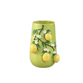 Ptmd Stacy Green Ceramic Vase With Lemons On Twig L