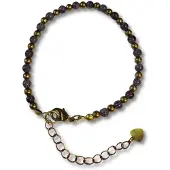 Ruben Robijn Ibiza love armband Amethist goudkleur