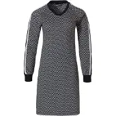 Pastunette Dames homedress met v-hals 'sporty monochrome chic fashion'