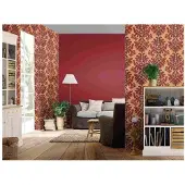 Rasch Behang barok rood goud 546101