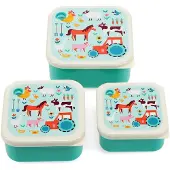 Rex London Snackdoosjes (3 stuks) Boerderij van