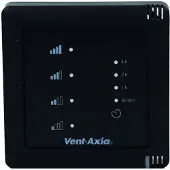 Vent-Axia MultihomeÂ draadloze 4-standenschakelaar met batterij - zwart - SSU-BZ