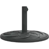vidaXL Parasolvoet voor stok van Ø38 / 48 mm 12 kg rond